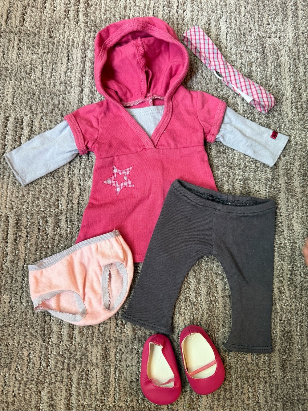 American Girl Doll RETIRED Just Like You Star Hoodie Leggings 18” Doll Outfit
